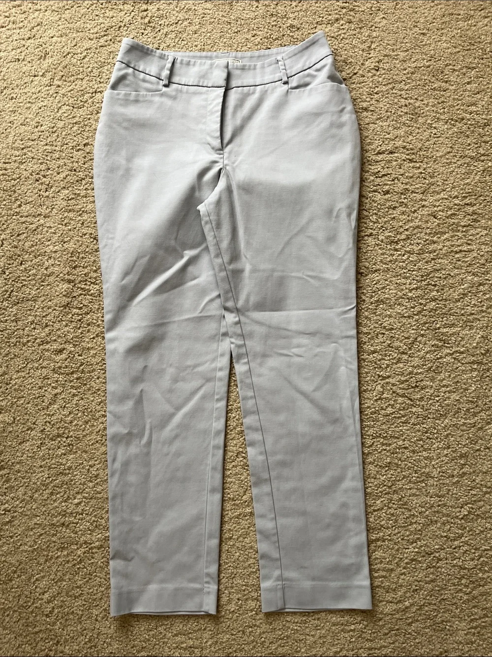 Dana Buchman Light Gray Tailored DressCasual Pants